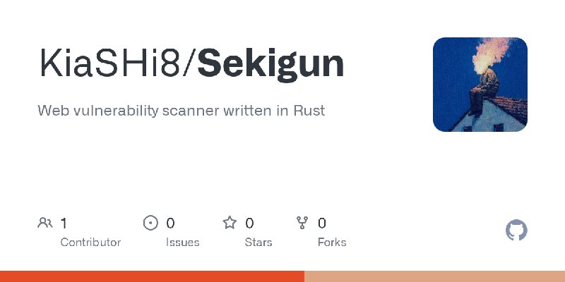GitHub - KiaSHi8/Sekigun: Web vulnerability scanner written in Rust