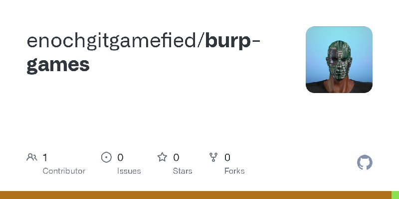 GitHub - enochgitgamefied/burp-games