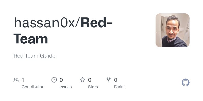 GitHub - hassan0x/Red-Team: Red Team Guide