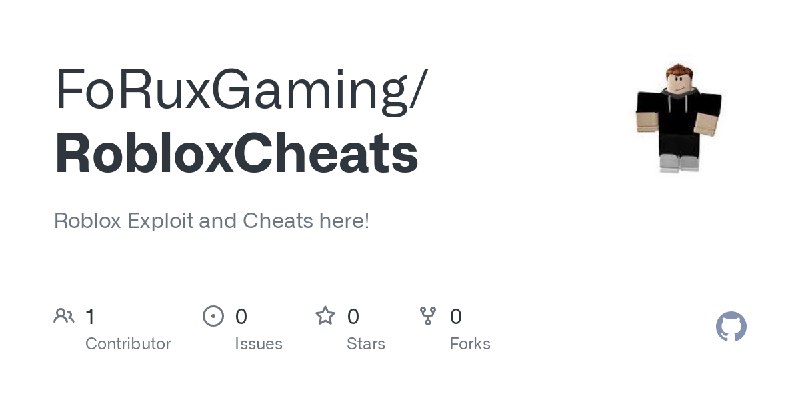 GitHub - FoRuxGaming/RobloxCheats: Roblox Exploit and Cheats here!