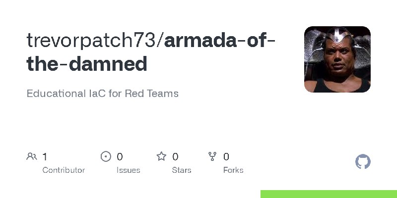 GitHub - trevorpatch73/armada-of-the-damned: Educational IaC for Red Teams