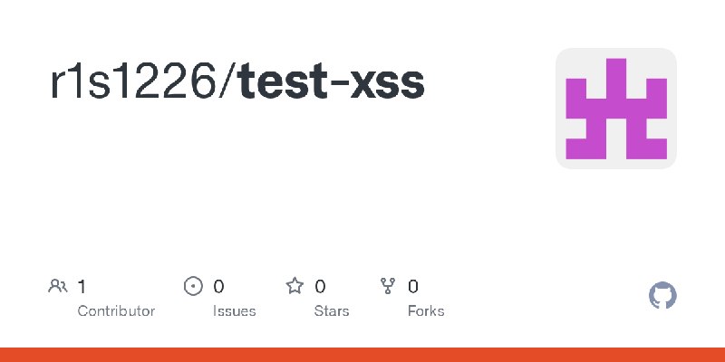 GitHub - r1s1226/test-xss