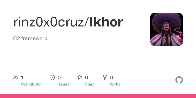GitHub - rinz0x0cruz/Ikhor: C2 framework