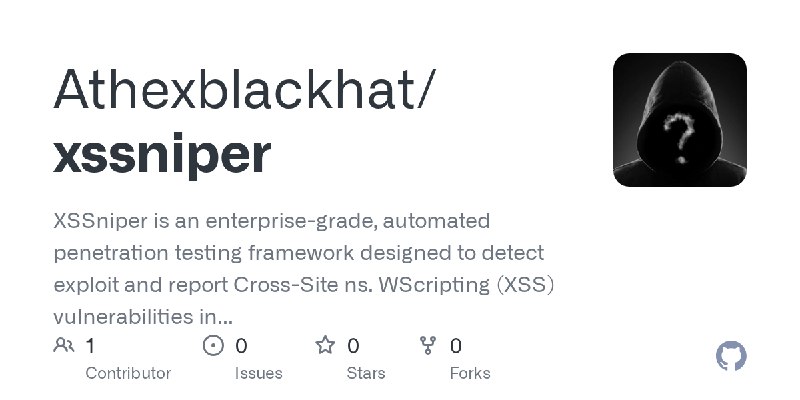 GitHub - Athexblackhat/xssniper: XSSniper is an enterprise-grade, automated penetration testing framework designed to detect exploit…