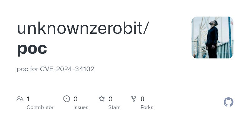 GitHub - unknownzerobit/poc: poc for CVE-2024-34102