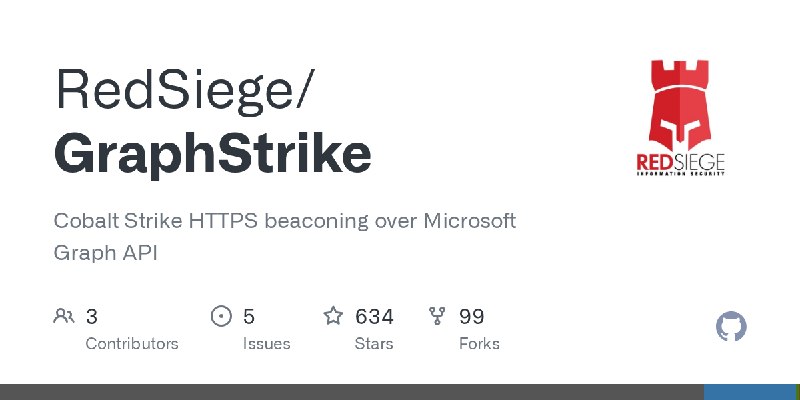 GitHub - RedSiege/GraphStrike: Cobalt Strike HTTPS beaconing over Microsoft Graph API