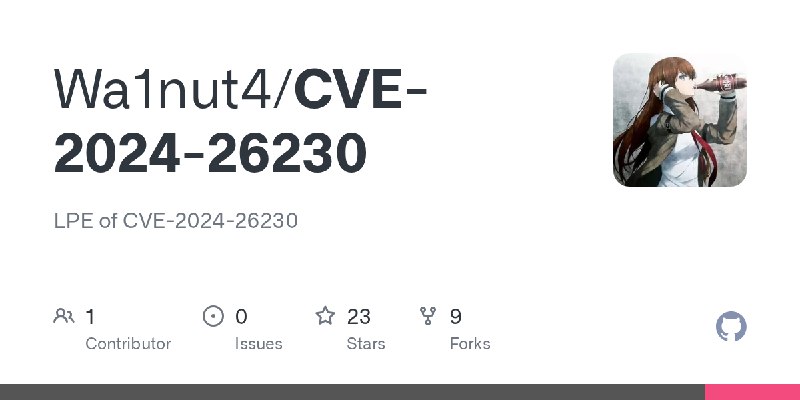 GitHub - Wa1nut4/CVE-2024-26230: LPE of CVE-2024-26230