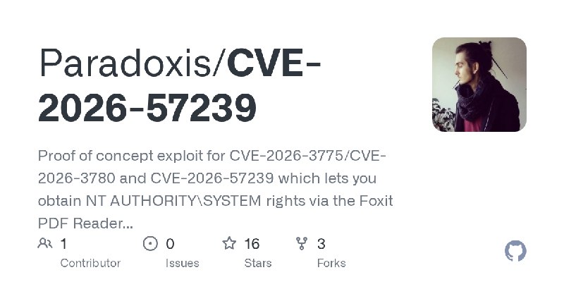 GitHub - Paradoxis/CVE-2026-57239: Proof of concept exploit for CVE-2026-3775/CVE-2026-3780 and CVE-2026-57239 which lets you obtain…