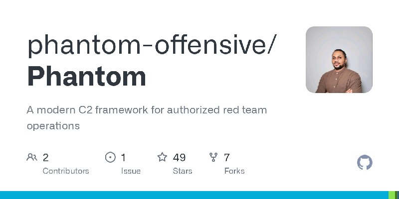 GitHub - phantom-offensive/Phantom: A modern C2 framework for authorized red team operations