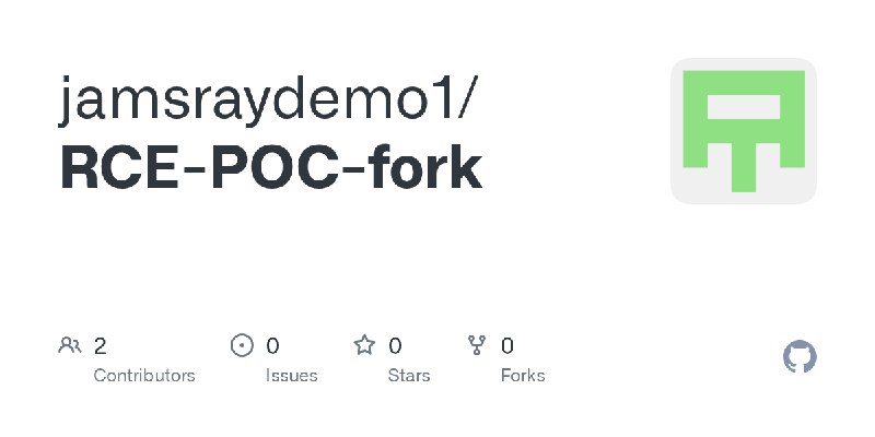 GitHub - jamsraydemo1/RCE-POC-fork