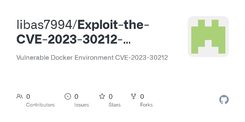 libas7994/Exploit-the-CVE-2023-30212-vulnerability