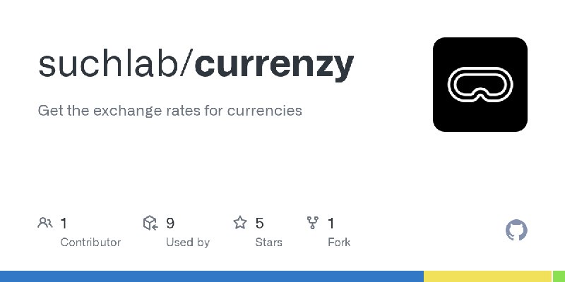 GitHub - suchlab/currenzy: Get the exchange rates for currencies