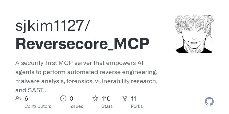GitHub - sjkim1127/Reversecore_MCP: A security-first MCP server that empowers AI agents to perform automated reverse engineering…