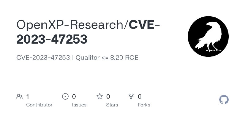 GitHub - OpenXP-Research/CVE-2023-47253: CVE-2023-47253 | Qualitor <= 8.20 RCE