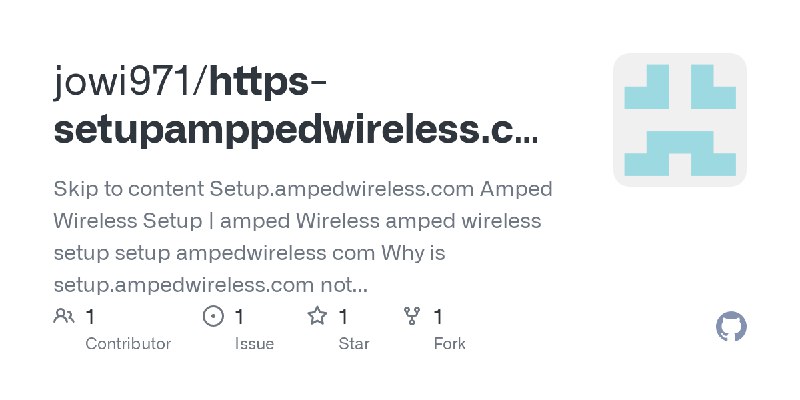 GitHub - jowi971/https-setupamppedwireless.com-: Skip to content Setup.ampedwireless.com Amped Wireless Setup | amped Wireless…