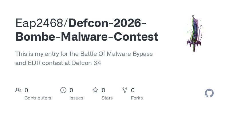 Eap2468/Defcon-2026-Bombe-Malware-Contest