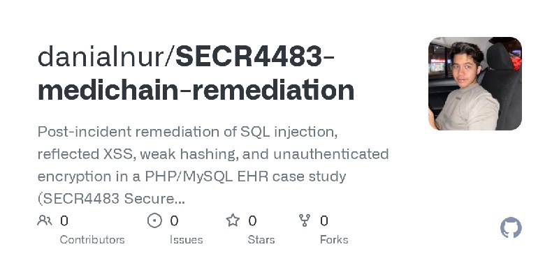 danialnur/SECR4483-medichain-remediation