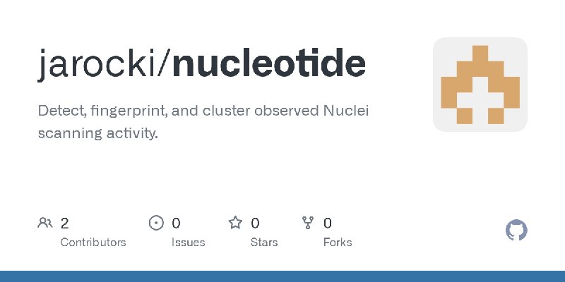 GitHub - jarocki/nucleotide: Detect, fingerprint, and cluster observed Nuclei scanning activity.