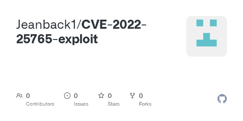 Jeanback1/CVE-2022-25765-exploit