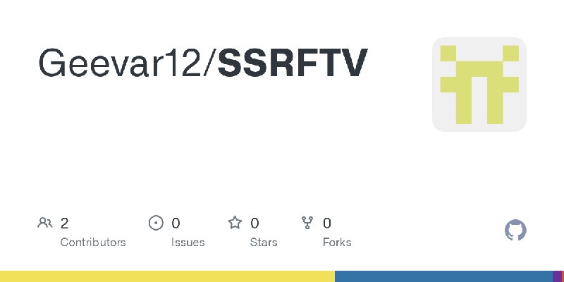 GitHub - Geevar12/SSRFTV