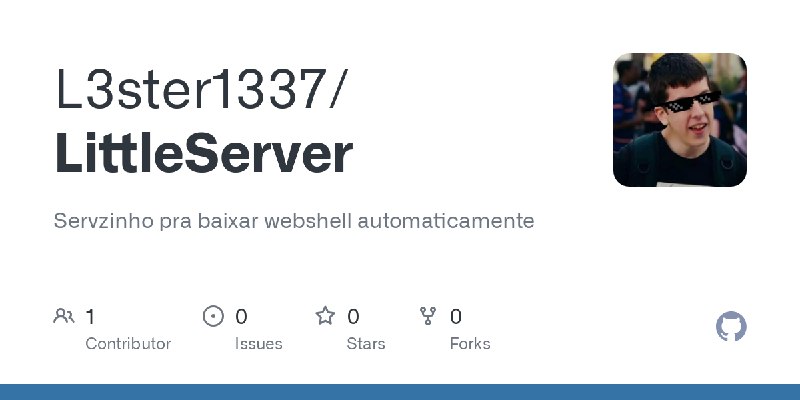 GitHub - L3ster1337/LittleServer: Servzinho pra baixar webshell automaticamente