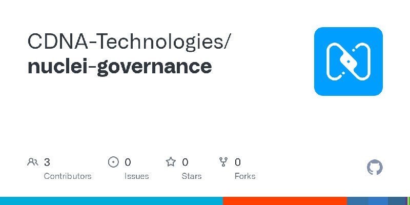 GitHub - CDNA-Technologies/nuclei-governance