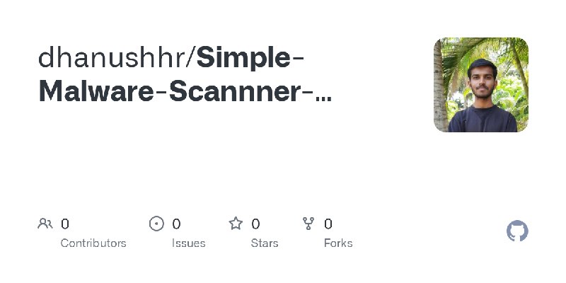 dhanushhr/Simple-Malware-Scannner-Using-YARA