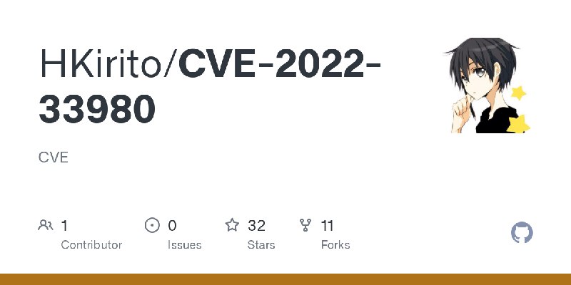 GitHub - HKirito/CVE-2022-33980: CVE