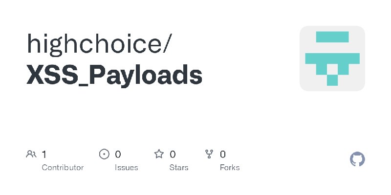GitHub - highchoice/XSS_Payloads