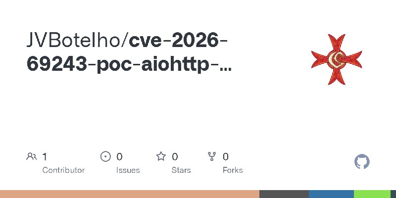 GitHub - JVBotelho/cve-2026-69243-poc-aiohttp-smuggling