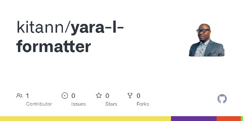 GitHub - kitann/yara-l-formatter