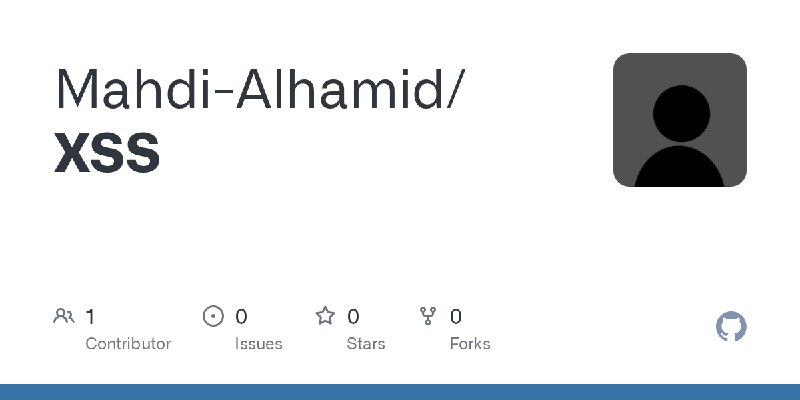 GitHub - Mahdi-Alhamid/XSS
