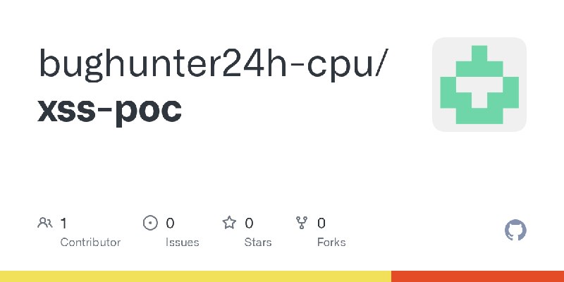GitHub - bughunter24h-cpu/xss-poc