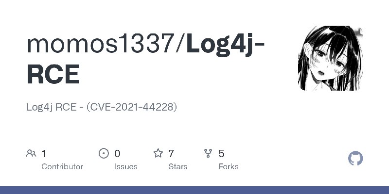GitHub - momos1337/Log4j-RCE: Log4j RCE - (CVE-2021-44228)