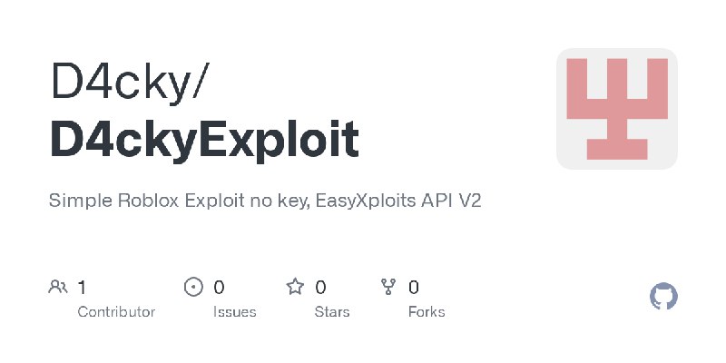 GitHub - D4cky/D4ckyExploit: Simple Roblox Exploit no key, EasyXploits API V2
