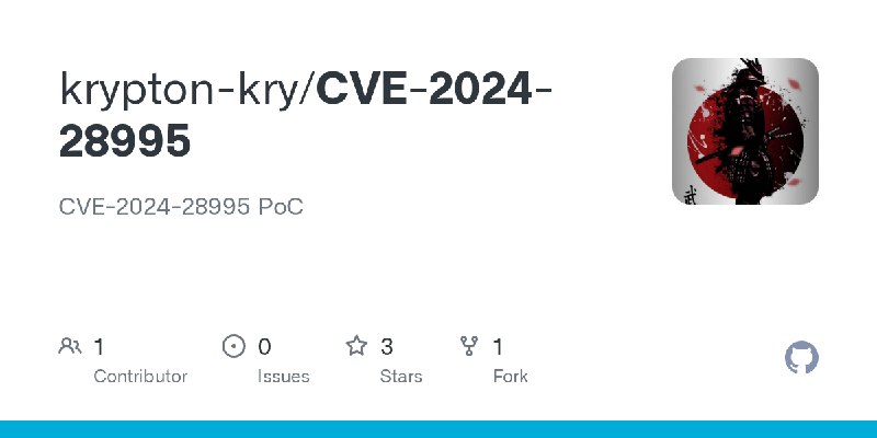 GitHub - krypton-kry/CVE-2024-28995: CVE-2024-28995 PoC