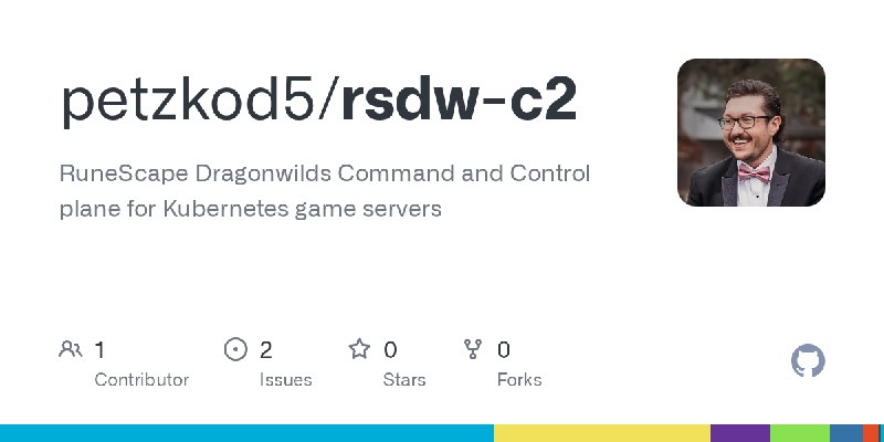 GitHub - petzkod5/rsdw-c2: RuneScape Dragonwilds Command and Control plane for Kubernetes game servers