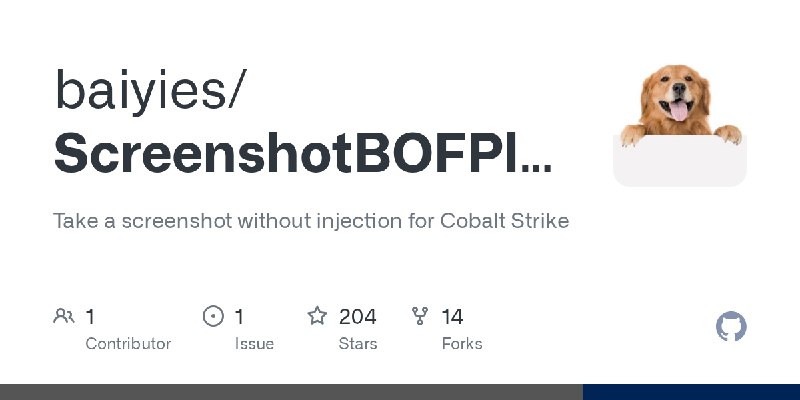 GitHub - baiyies/ScreenshotBOFPlus: Take a screenshot without injection for Cobalt Strike