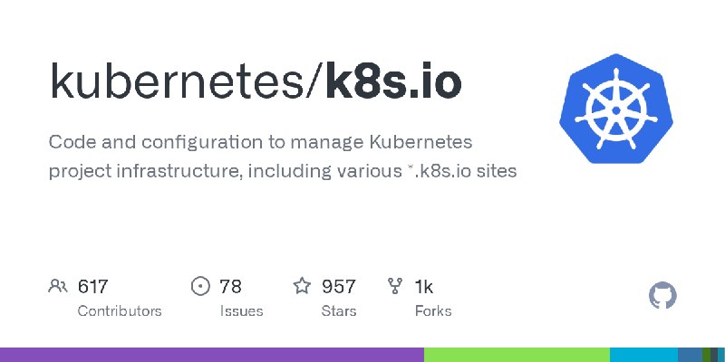 GitHub - kubernetes/k8s.io: Code and configuration to manage Kubernetes project infrastructure, including various *.k8s.io sites
