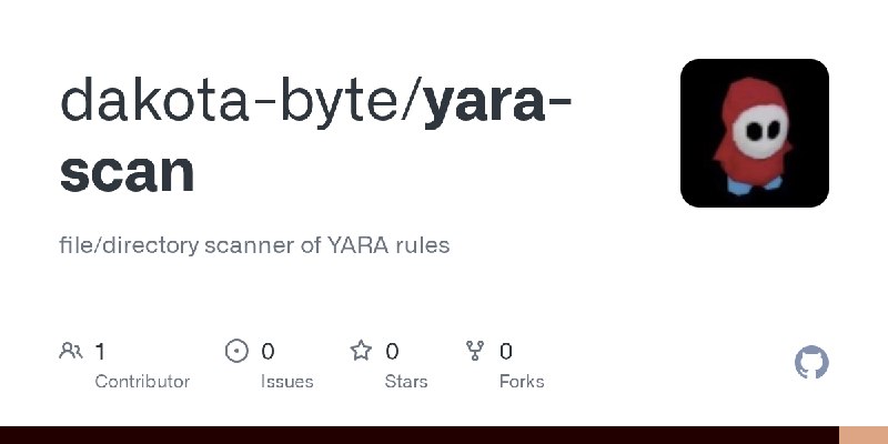 GitHub - dakota-byte/yara-scan: file/directory scanner of YARA rules