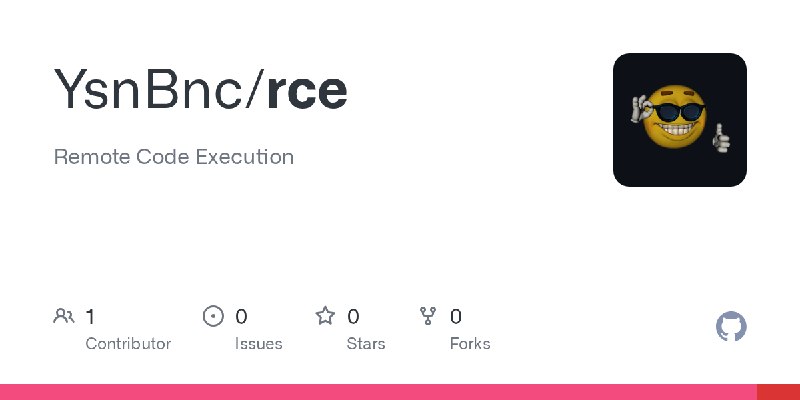 GitHub - YsnBnc/rce: Remote Code Execution