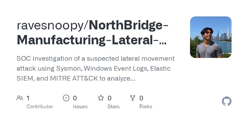 GitHub - ravesnoopy/NorthBridge-Manufacturing-Lateral-Movement-Investigation: SOC investigation of a suspected lateral movement…