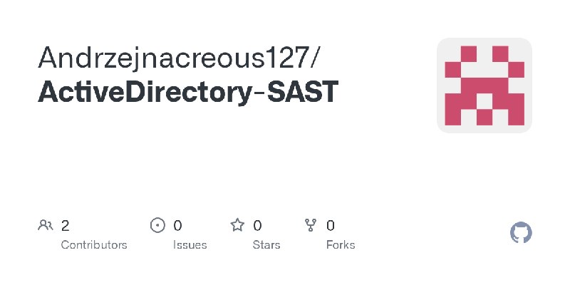 GitHub - Andrzejnacreous127/ActiveDirectory-SAST