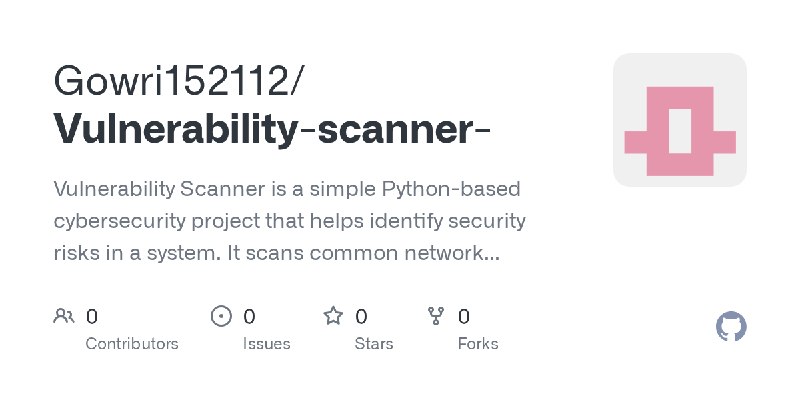 Gowri152112/Vulnerability-scanner-