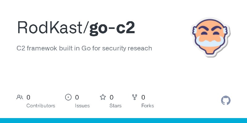 GitHub - RodKast/go-c2: C2 framewok built in Go for security reseach