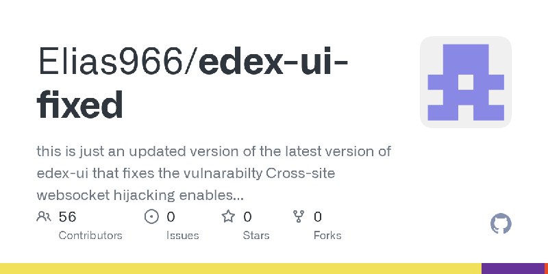 GitHub - Elias966/edex-ui-fixed: this is just an updated version of the latest version of edex-ui that fixes the vulnarabilty Cross…