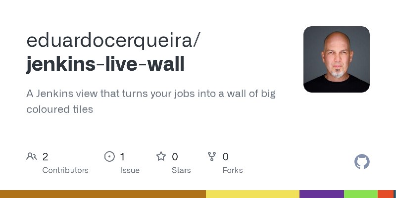 GitHub - eduardocerqueira/jenkins-live-wall: A Jenkins view that turns your jobs into a wall of big coloured tiles