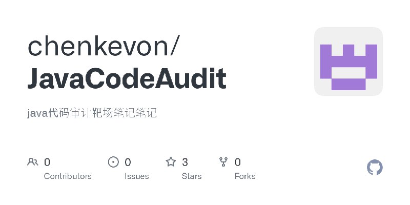 chenkevon/JavaCodeAudit