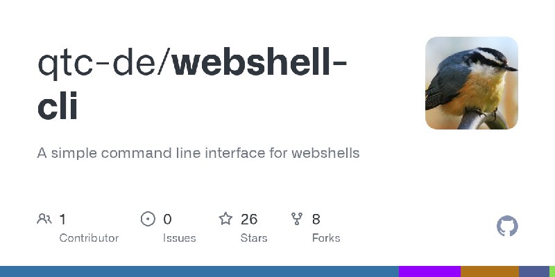 GitHub - qtc-de/webshell-cli: A simple command line interface for webshells