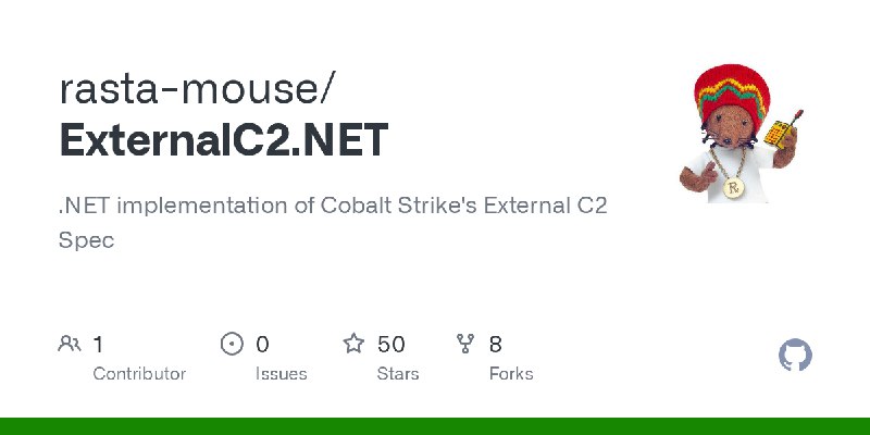 GitHub - rasta-mouse/ExternalC2.NET: .NET implementation of Cobalt Strike's External C2 Spec
